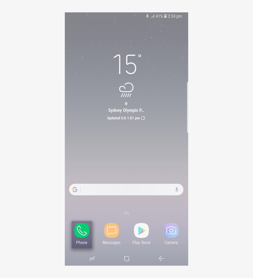 Homescreen Phone Icon - Samsung Galaxy Note 8, transparent png download