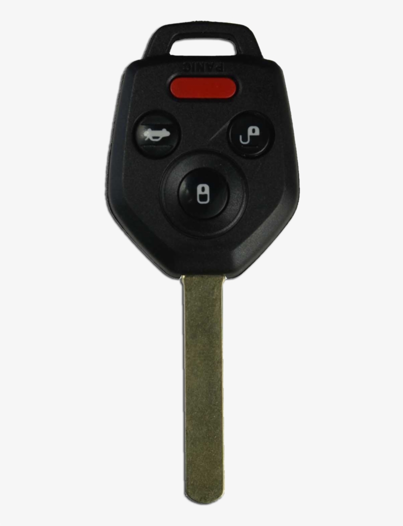 Lost Subaru Impreza Car Key - Keyecu Uncut Remote Key Fob 3 Button 433mhz 4d60 Chip, transparent png download