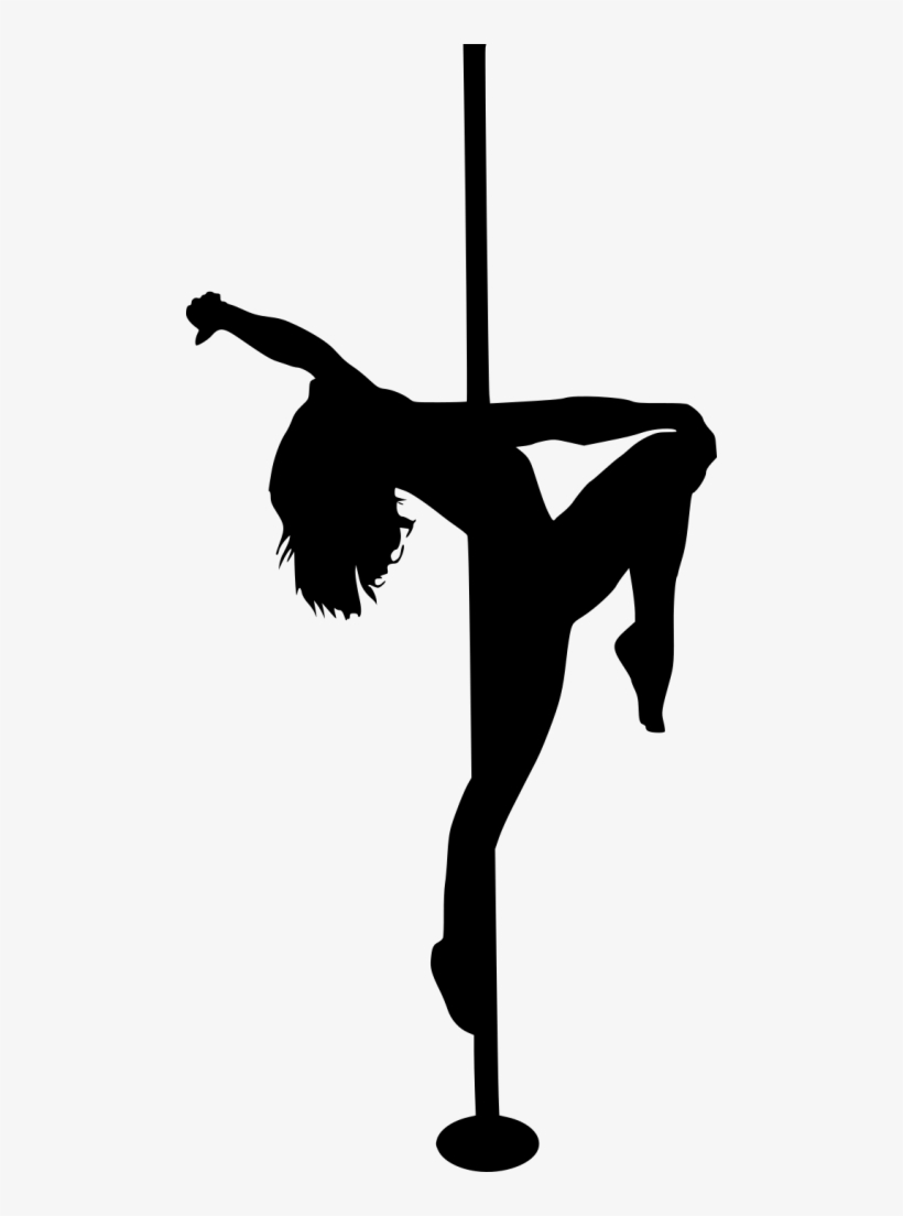 Png File Size - Transparent Pole Dancing Silhouette Png, transparent png download