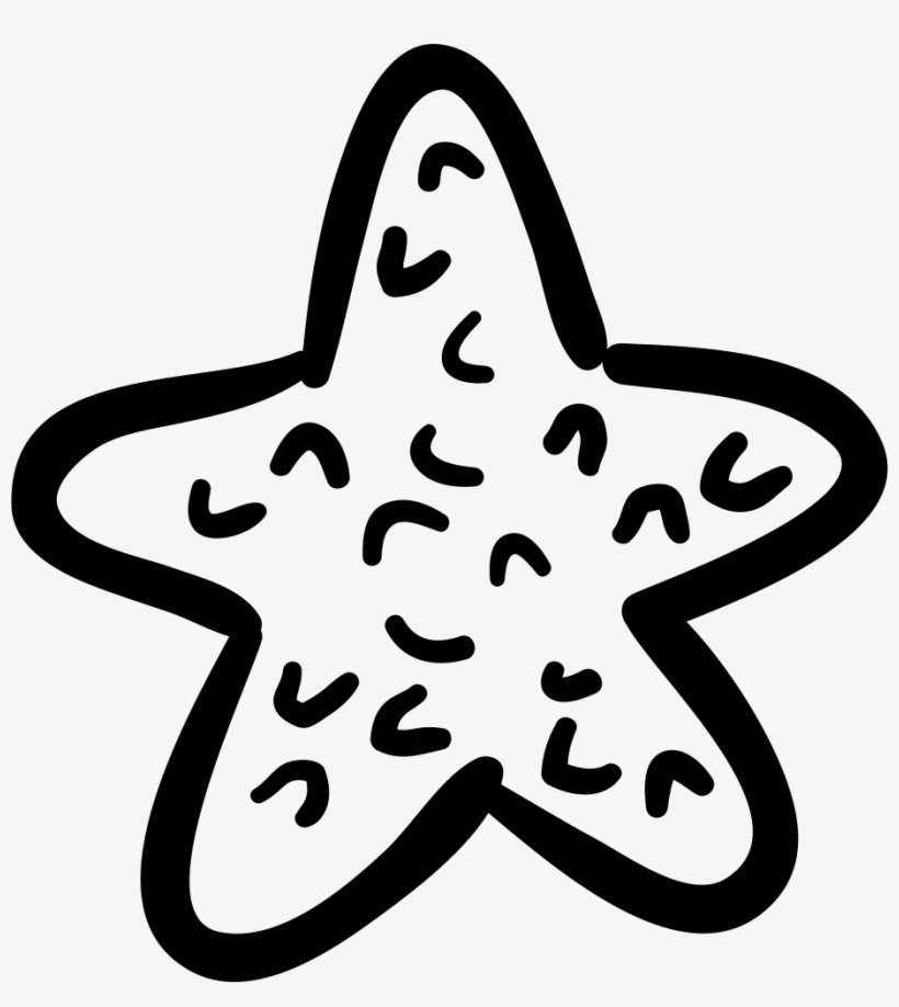Sea Star Comments - Estrella De Mar Contorno, transparent png download