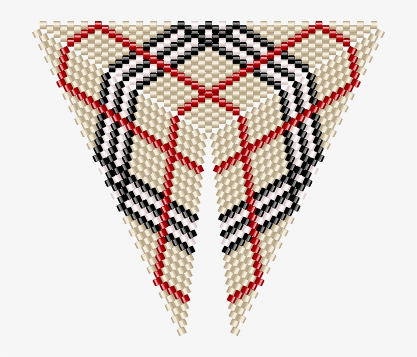 Burberry Triangle Pattern - Beadwork, transparent png download