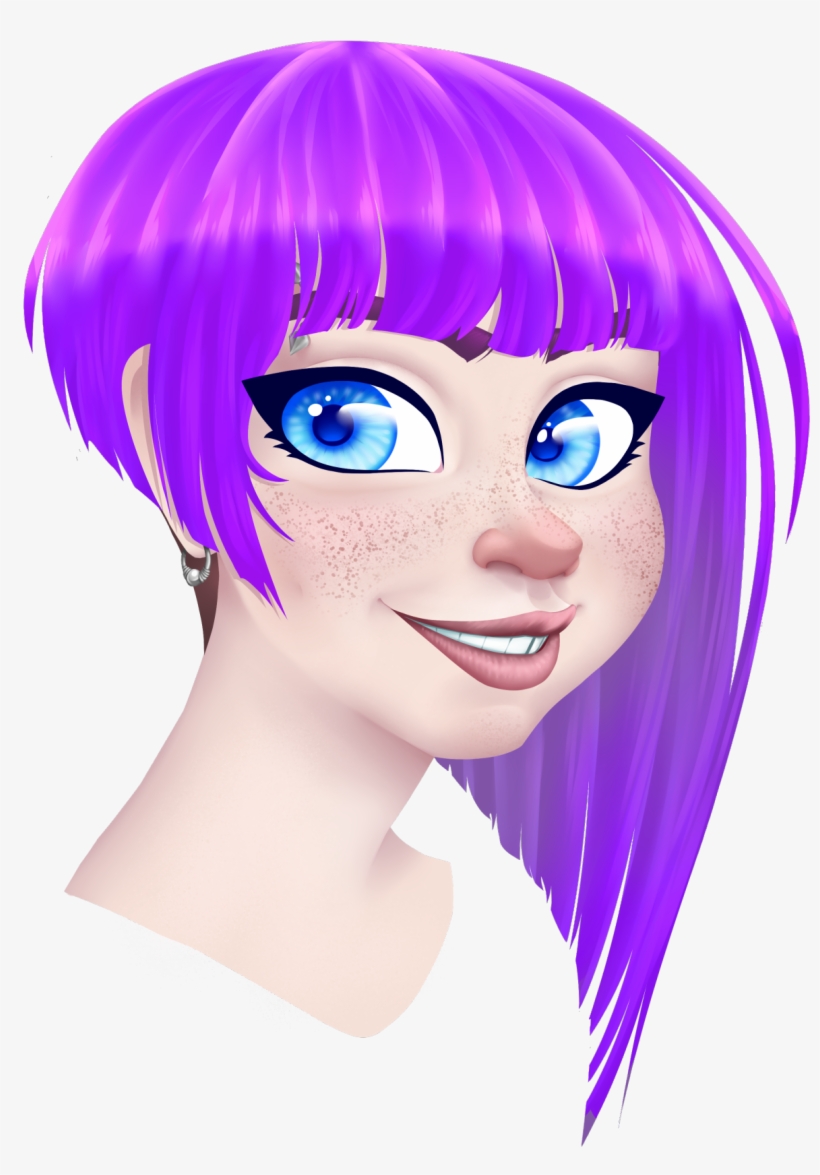 Cute Eyebrow Piercings Tumblr - Cartoon, transparent png download