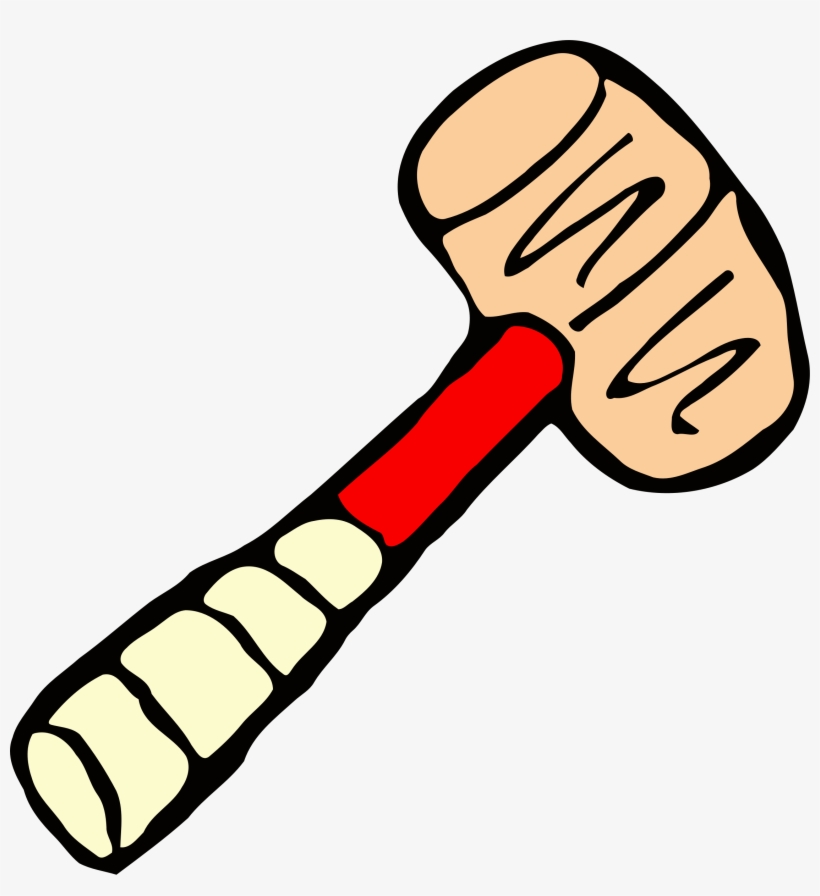 This Free Icons Png Design Of Roughly Drawn Hammer, transparent png download