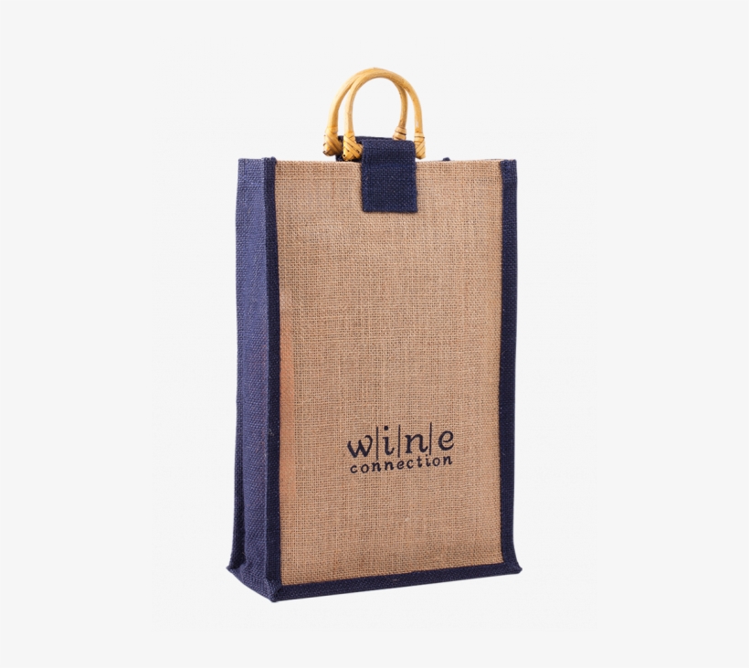 Jute Bag - 3 Bottles - Bag, transparent png download