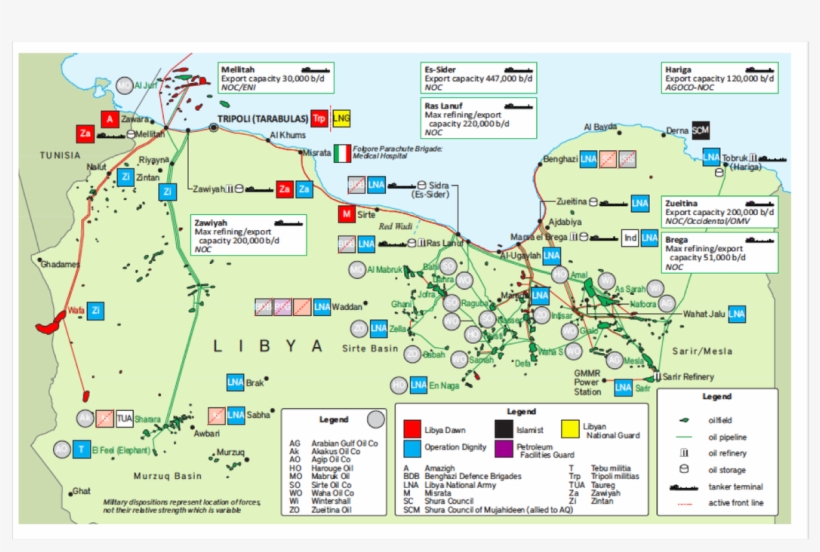 Chris Stephen On Twitter - Libya Oil Map, transparent png download