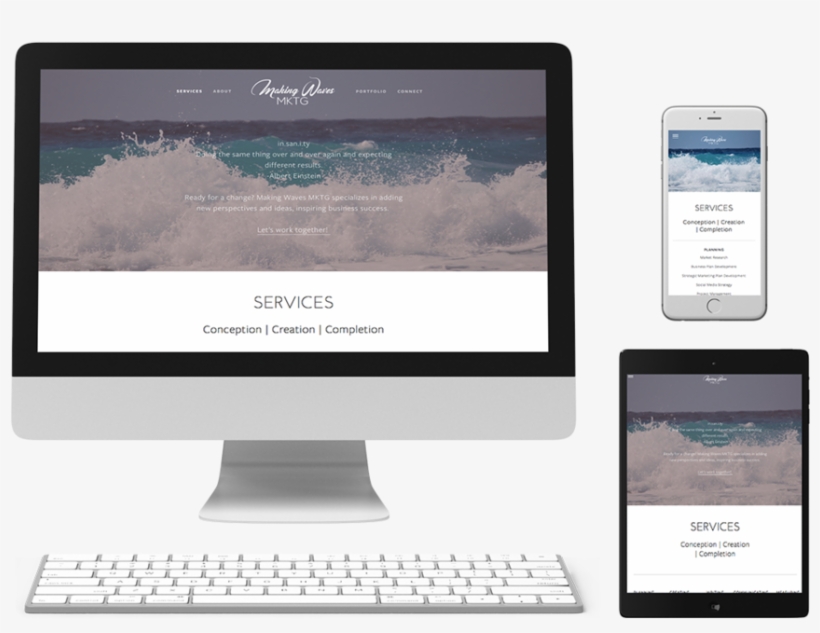 Making Waves Mktg Home Page, transparent png download