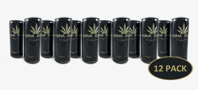 Kona Gold Sugar Free Energy Drinks - Energy Drink, transparent png download