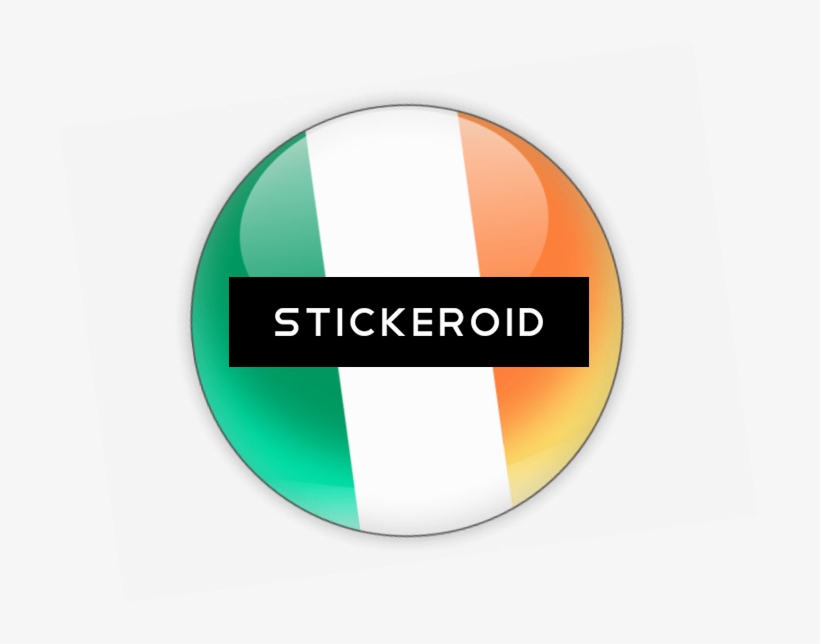 Irish Flag Circle Icon - Portable Network Graphics, transparent png download