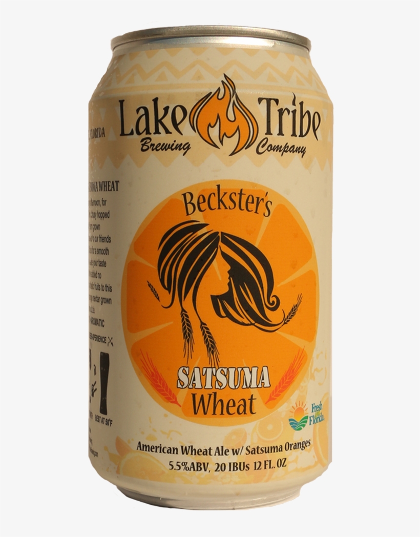 Lake Tribe Beckster's Satsuma Wheat - Lake Tribe Brewing Company, transparent png download