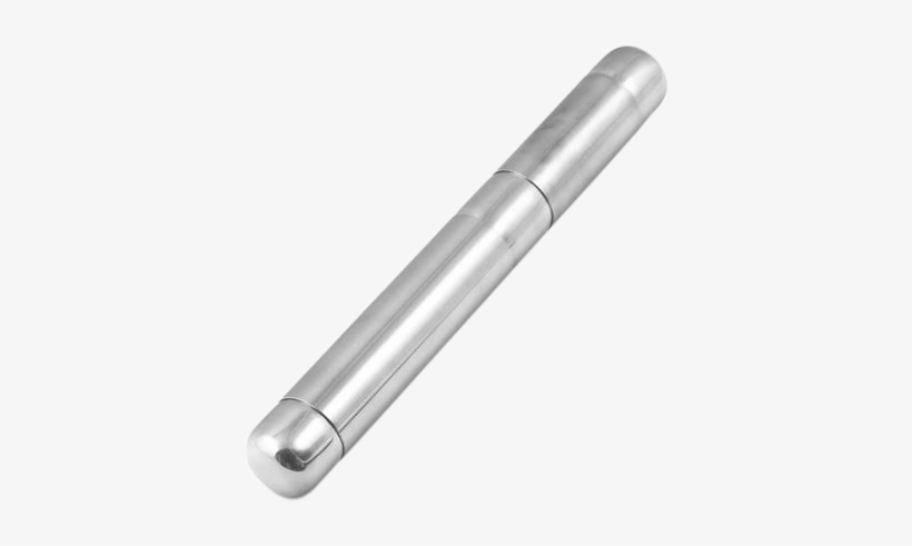 Silver Single Cigar Tube, transparent png download