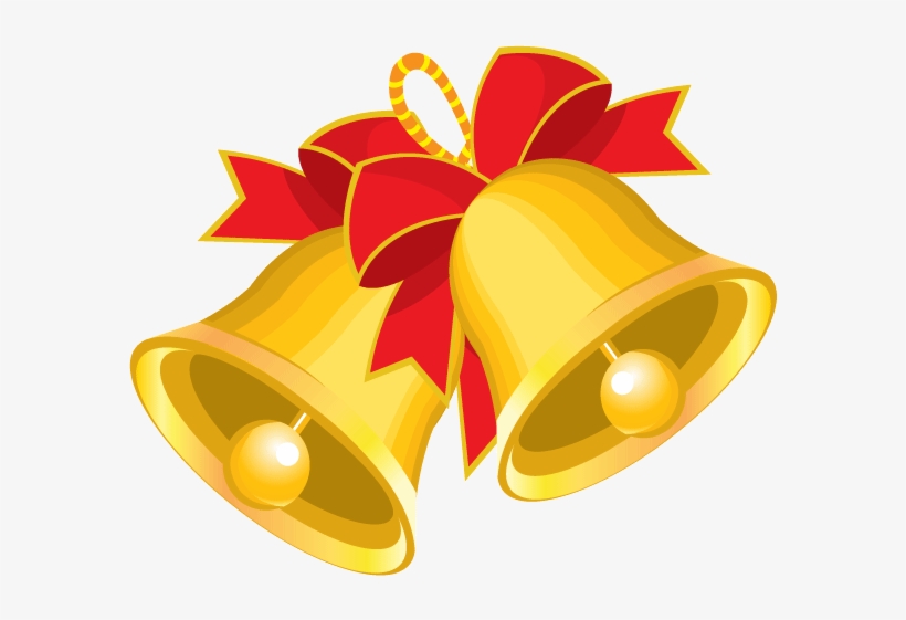 Free Christmas Bells Clip Art - Christmas Bells, transparent png download
