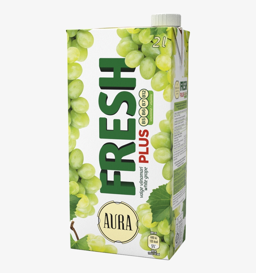 Aura Fresh Plus White Grape Drink - Aura, transparent png download