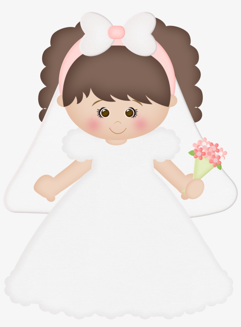 Casamento Girl Clipart, Clip Art Pictures, First Communion, - Wedding, transparent png download