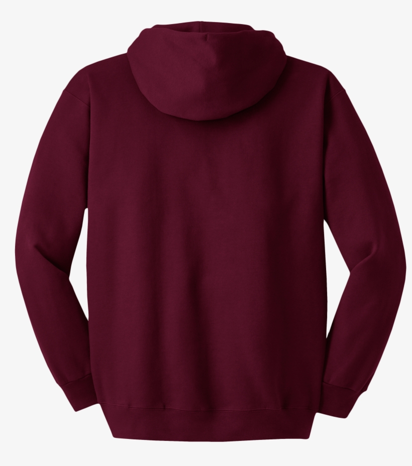Adult Ultimate Cotton® Pullover Hooded Sweatshirt, - Red Sweatshirt Back, transparent png download