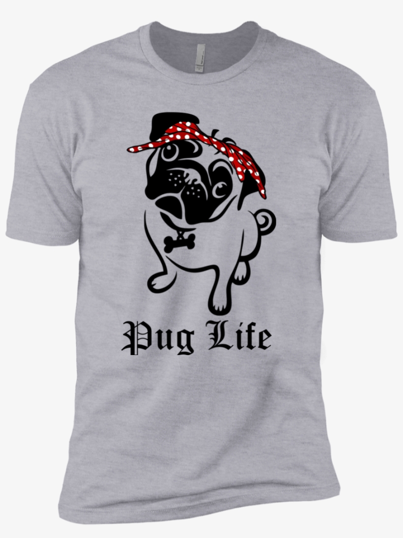 Pug Life - Left Chest Logo Shirt, transparent png download