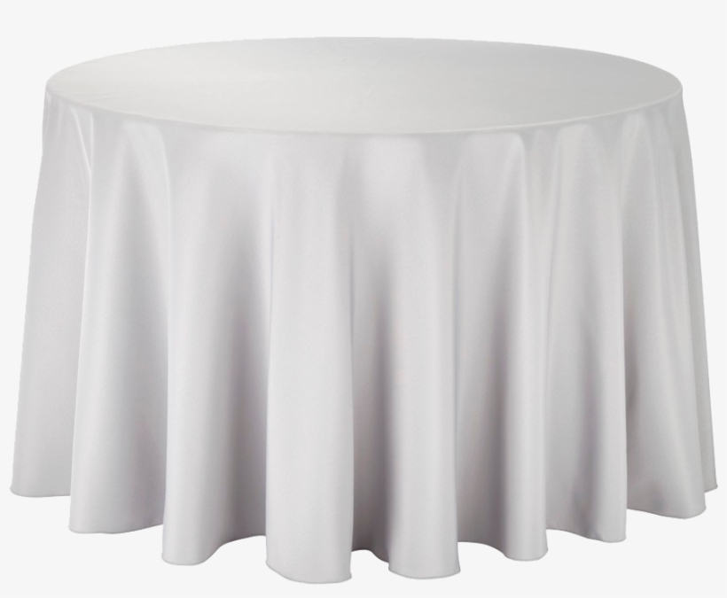 108 In. Round Polyester Tablecloth Beige, transparent png download
