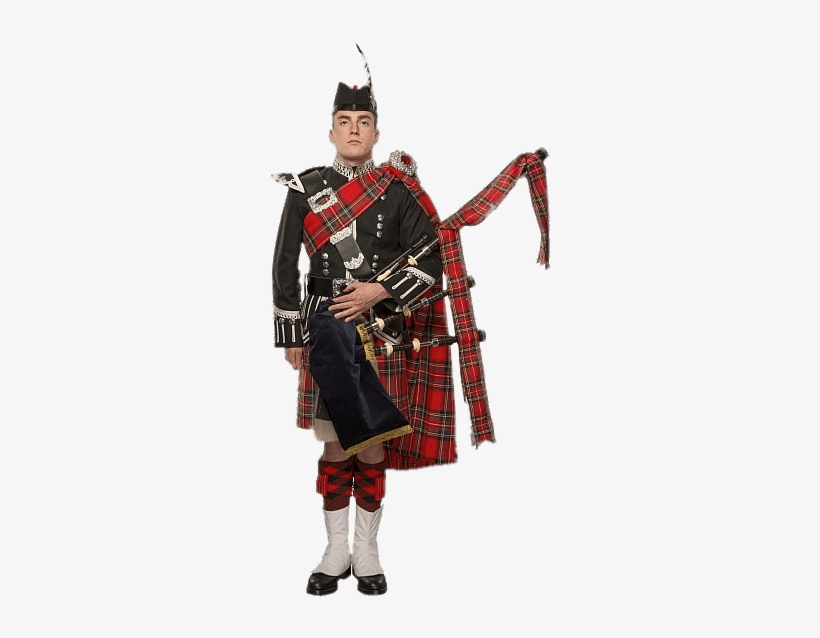 Scot Holding Bagpipes - Bagpipes, transparent png download