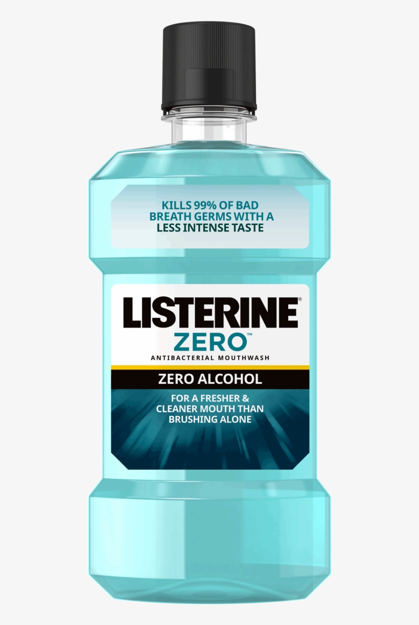 New Listerine Zero Clean - Listerine Cool Citrus Mouthwash, transparent png download