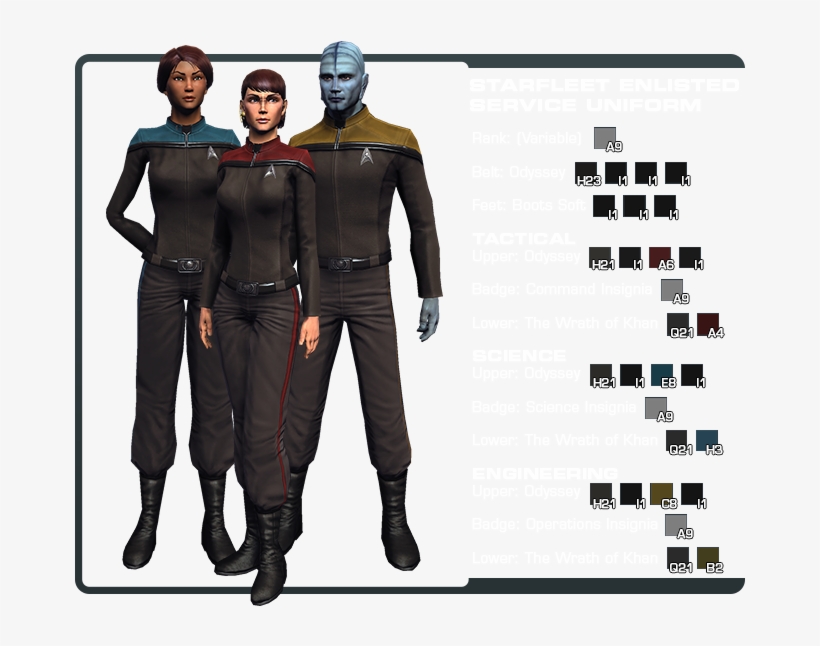 07 ] - Starfleet Enlisted Uniform, transparent png download