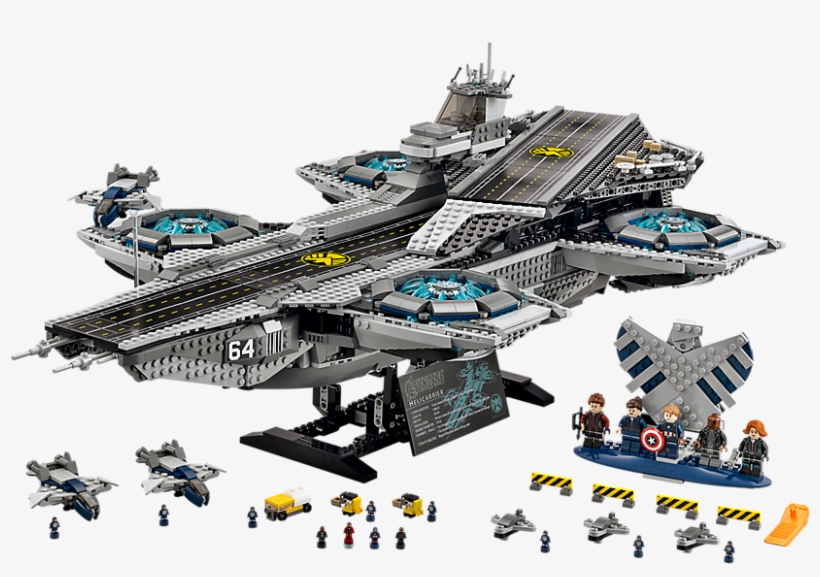 The Shield Helicarrier - Lego Super Heroes The Shield Helicarrier 76042, transparent png download