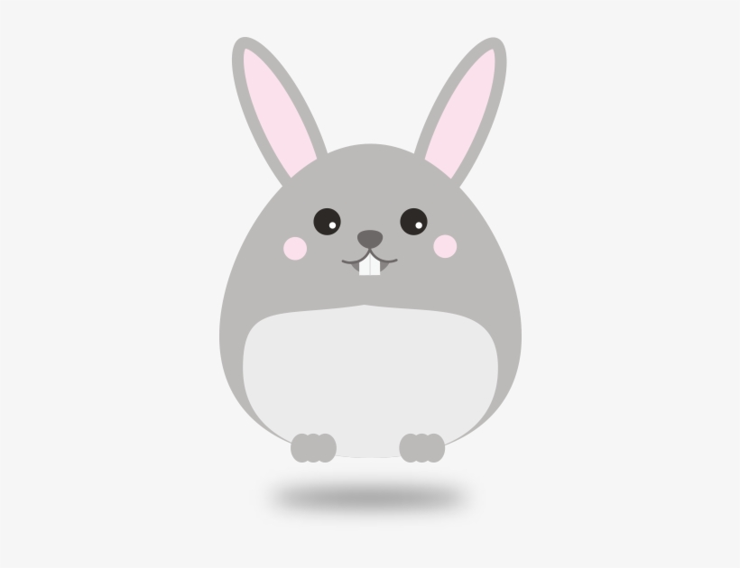 Cuddle-time - Kawaii Hare, transparent png download