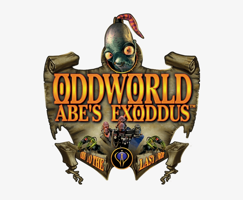 Logo-abe2 - Oddworld Abe's Exoddus [playstation Game], transparent png download