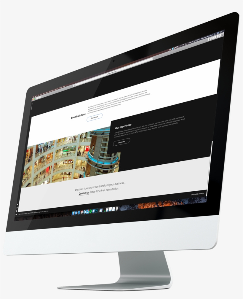 The Sound Agency Web Design - Web Design, transparent png download