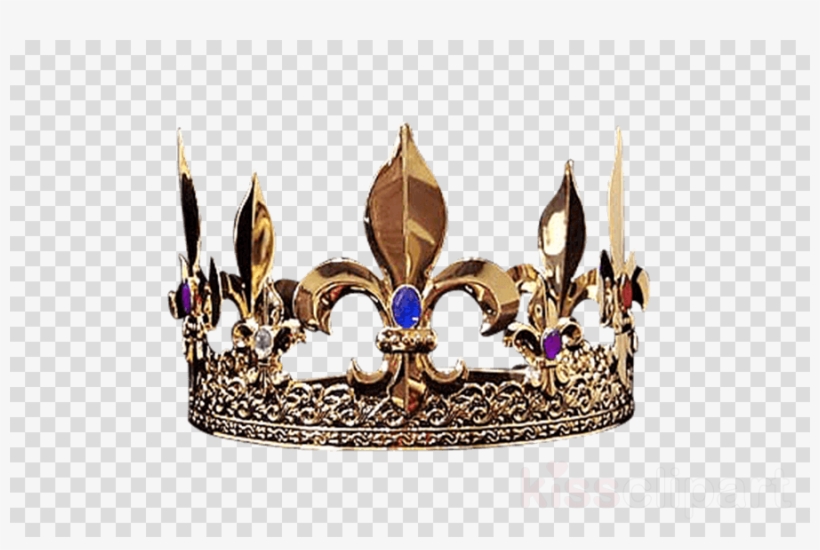 King Crown Gold Clipart Crown Middle Ages Headpiece - Ejools King's Crown #13333 - Gold, Women's, transparent png download