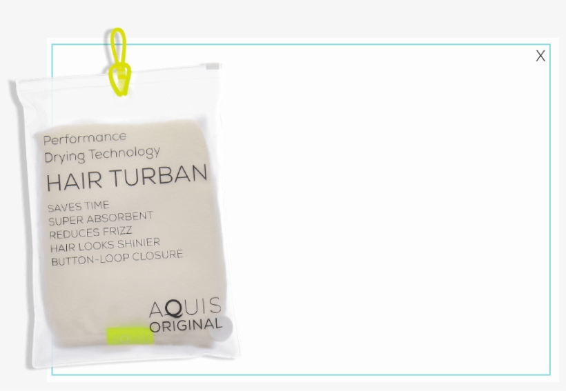 Aquis Hair Turban - Aquis Lisse Luxe Hair Turban, transparent png download