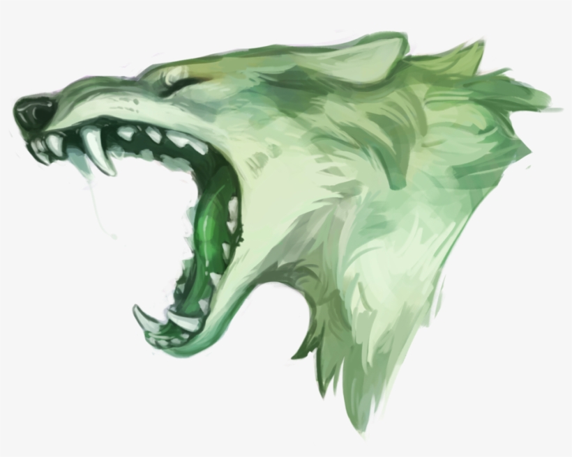 Green Wolf - Animal Jam Clans, transparent png download