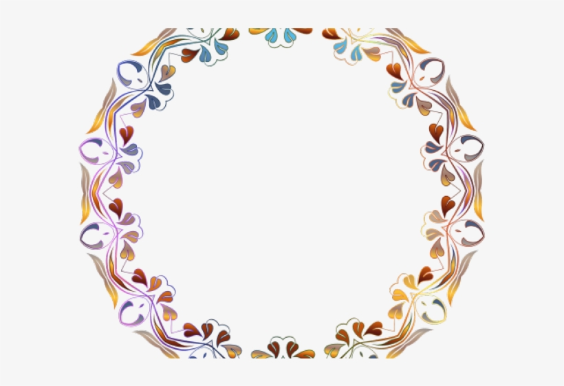 Flower Border Png - Pink 5'x7'area Rug, transparent png download
