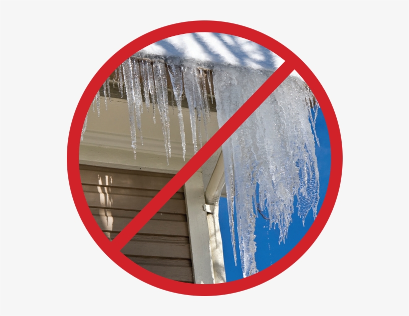 No More Ice Dams - Ice Dam, transparent png download