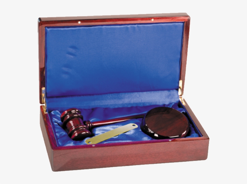 Rosewood Piano Finish Directors Gavel Set - Gavel Set Box, transparent png download