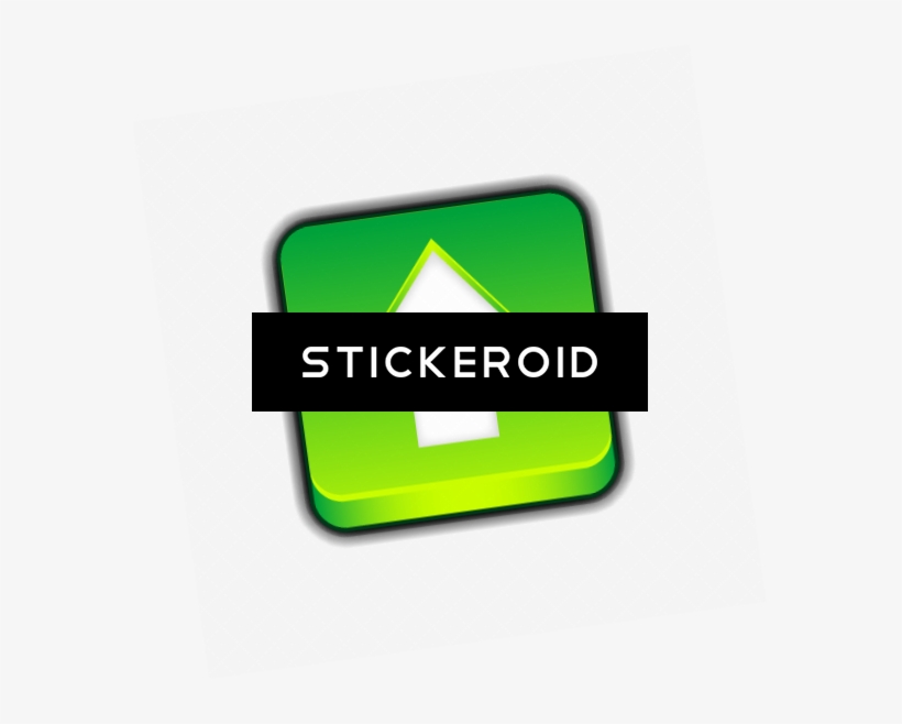 Green Arrow Upload Button In Square - Portable Network Graphics, transparent png download