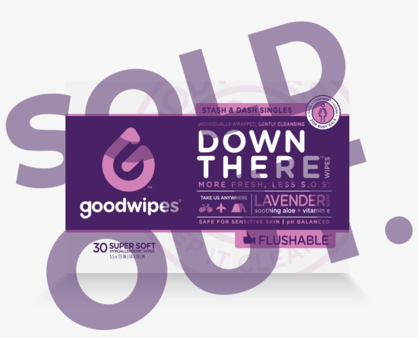 Next - Goodwipes - Cleansing Flushable Wipes For Down There, transparent png download