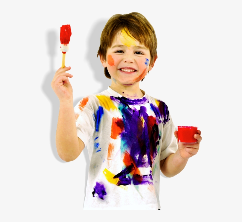 Boy Painting - Opvoeding Kinderen, transparent png download