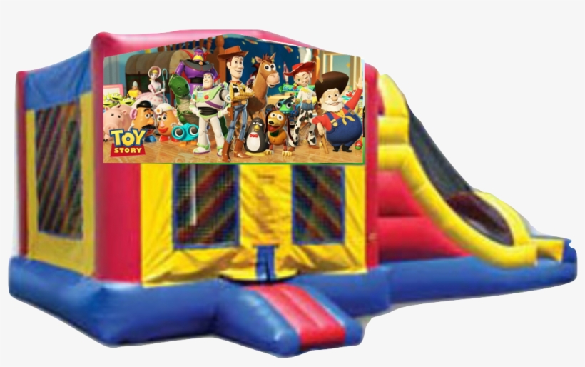Combo Big Side Toy Story $130 - Toy Story Framed 5pc Oil Painting Wall Decor Woody, transparent png download