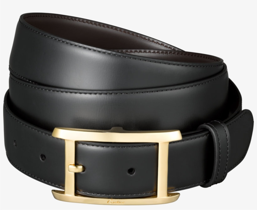 Tank Américaine Beltblack Cowhide, Golden-finish Buckle - Ceinture Boucle Dorée Homme, transparent png download