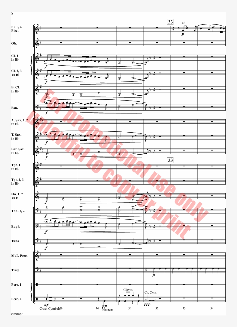 Lake Dances Thumbnail - Brahms Symphony 3 Score, transparent png download