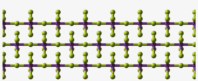 Bismuth Pentafluoride Chains From Xtal 1971 3d - Bismuth Pentafluoride, transparent png download