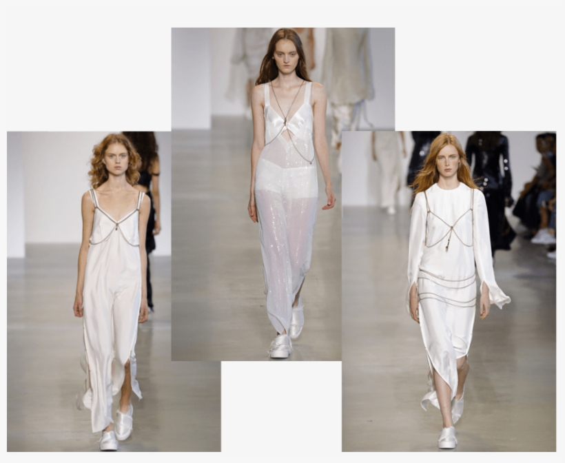 Calvin Klein Nyfw 2015 Spring Summer 2016 Trend Body - Body Chains With Clothes Runway, transparent png download