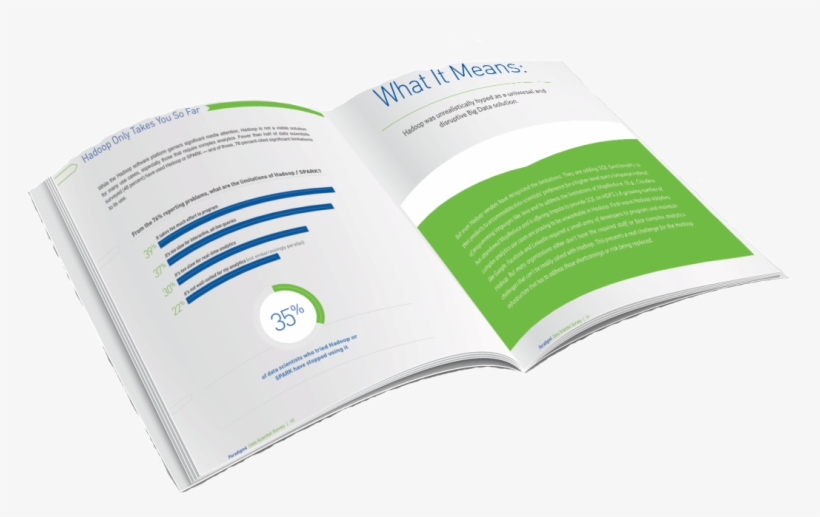 Data Scientist Survey Open Book - Brochure, transparent png download