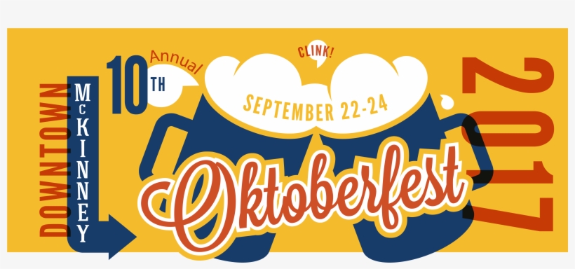 Mckinney's Oktoberfest Is Right Around The Corner Grab - Illustration, transparent png download