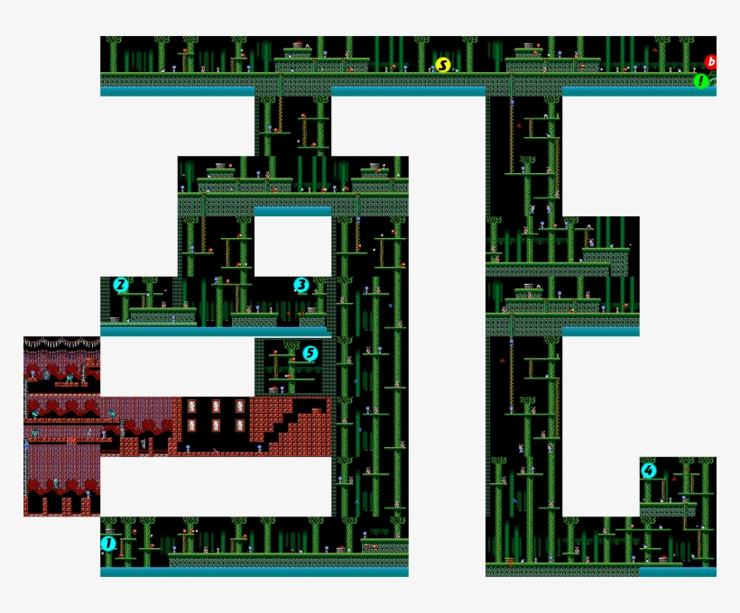 Youkai Yashiki Stage 4 Map - Video Game Stage, transparent png download