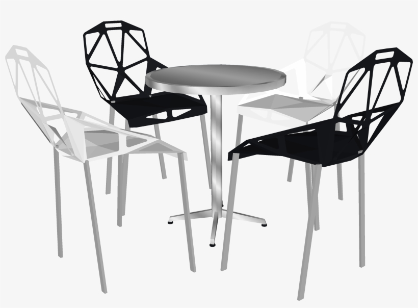 Triangle Arm Chair - Chair, transparent png download