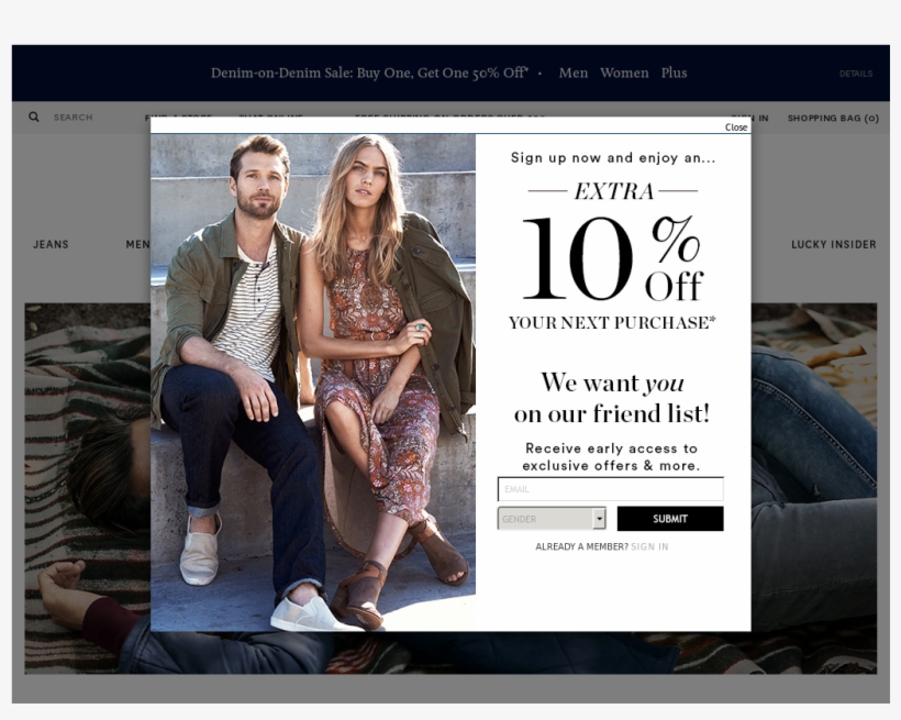 Lucky Brand Posted A Video "lucky Brand - Wrapping Paper, transparent png download