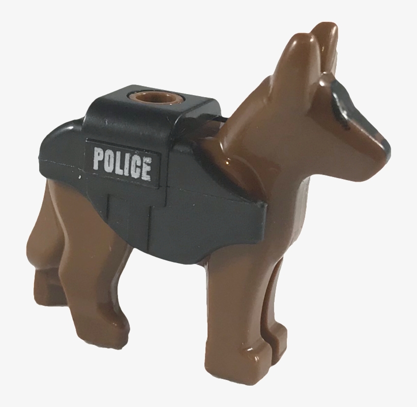 Minifig Police German Shepherd - Police, transparent png download