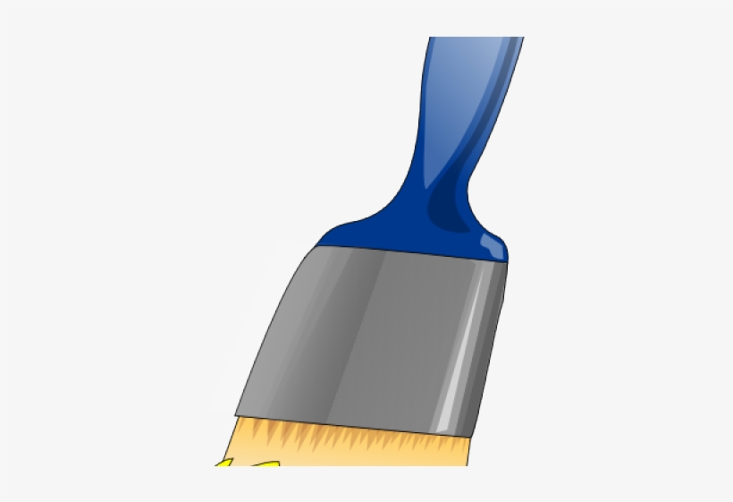 Blue Paint Brush Clip Art, transparent png download