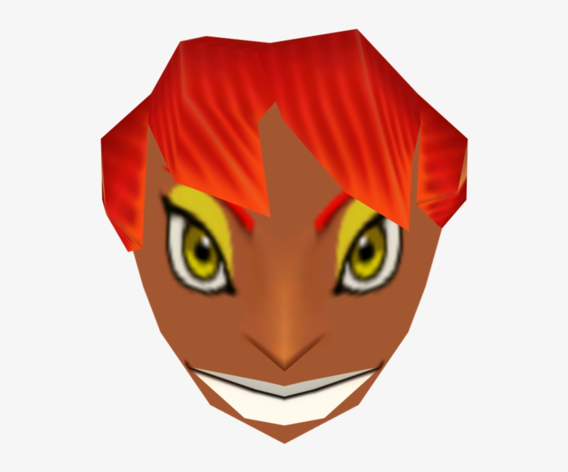 Oot3d Gerudo Mask Model - The Legend Of Zelda: Ocarina Of Time 3d, transparent png download