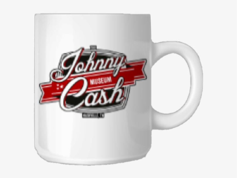 Johnny Cash Museum White Logo Coffee Mug - Johnny Cash Museum Shirt, transparent png download